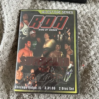ROH Ring of Honor Supercard of Honor 2006 DVD Wrestling WWE AEW PWG Rare New - Image 1 of 2