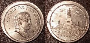 Napoléon Ier - médaille Austerlitz 02-12-1805 aluminium ! - Imagen 1 de 1