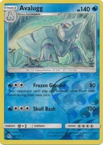 Pokemon Forbidden Light Avalugg Rare Reverse Holo 30/131 - Picture 1 of 1