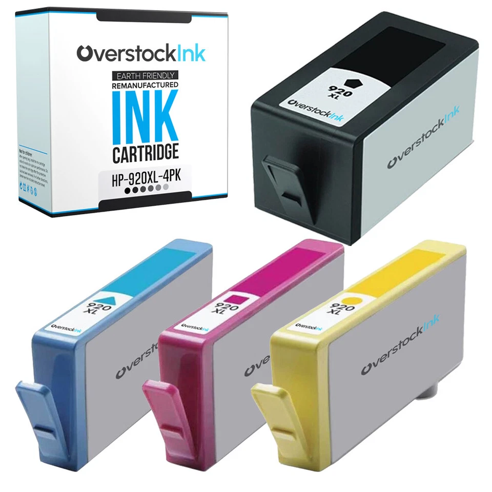 4PK Compatible OSI 920XL Ink Cartridges for HP OfficeJet 6000 6500 7000 7500A - Image 1 of 1