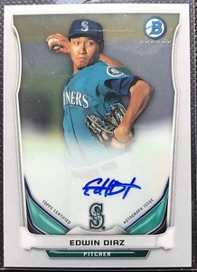 Bowman 2014 cromo Edwin Diaz novato coche de radiocontrol - Imagen 1 de 2
