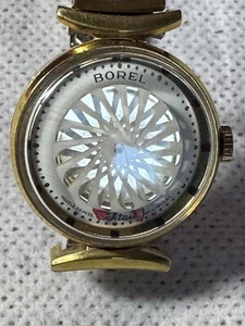 Vintage Ernest Borel Kaleidoscope Cocktail 17 Jewels Ladies Watch - Picture 1 of 6