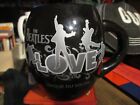 Black Oversized THE BEATLES Love Cirque De Soleil Logo Ceramic Coffee Mug