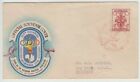 Stamp 1956 Olympic Games Olymphilex Philatelic Exhibition Cover Red Postmark