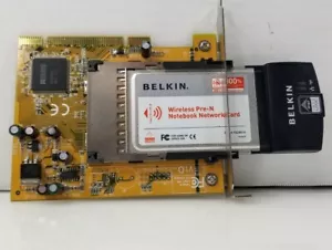 Tarjeta de red inalámbrica Belkin Pre-N para portátil F5D8010 - Imagen 1 de 2