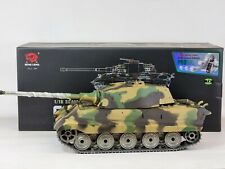 RC Tank BB 1:16 Metal Pro Barrel Recoil V7 IR Smoke Sound Panzer Tiger Leopard