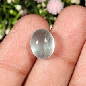 AAA NATURAL AQUAMARINE CABOCHON FOR MAKING JEWELRY SILVER RING SILVER PENDNAT - Picture 1 of 2