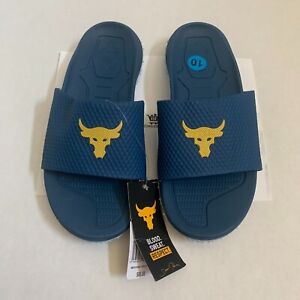 Under Armour UA Project Rock 2.0 Slides/Sandals Men's Size 10 Brand New