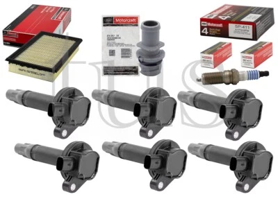 Kit de puesta a punto Ford Edge 2007-2010 bobina de encendido 3,5 L FA1884 EV257 DG520 SP411 Foto 1 de 4