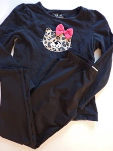 Girls T Shirt Jumping Beans 6x and Small Leggings Black Epic Threads Outfit Lot - Picture 1 of 15