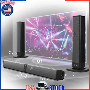 Powerful TV Sound Bar Home Theater Subwoofer Soundbar with Bluetooth Wireless - Picture 1 of 15