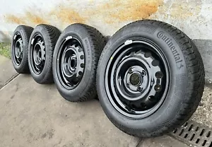 Original Ford KA + 14 Zoll Winterräder Stahl 165/70R14 Continental RDK DOT19 8m - Bild 1 von 8