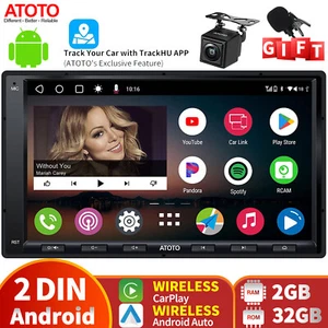 ATOTO A6PF 7" Android Autoradio 2Din con Telecamera posteriore Dab+ Radio 2G+32G - Foto 1 di 15