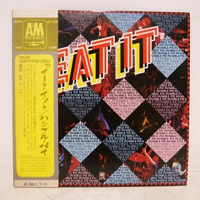 HUMBLE PIE / EAT IT JAPAN ISSUE DOUBLE LP W/OBI, FILED BOOKLET, INSERT*2 - Image 1 of 4