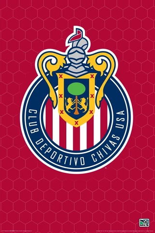 CLUB DEPORTIVO CHIVAS - Los Angeles USA MLS ~ 24x36 Major League Soccer Poster Cover