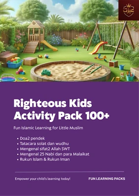 Righteous Kids Activity Pack 100+ Fun Islamic Learning for Little Muslim - Image 1 of 4