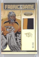 2012-13 Certified Mirror Gold Jerseys Prime /25 Chet Pickard #FOG-CPI Rookie RC