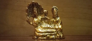 ๐๏ธ VISHNU & LAKSHMI- BRASS STATUE- HINDUISM- INDIA ๐๏ธ - Picture 1 of 8