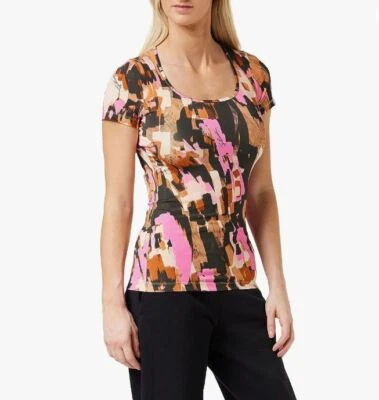Just Cavalli Camiseta/Top Mujer Logo Hecho en Portugal Calce Ajustado PVP £399 Foto 1 de 4