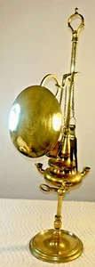 Vier Docht Öl oder Fett Lampe Anbaugeräte & Reflektor Naher Osten Aufstieg & Fall - Bild 1 von 12
