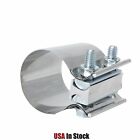 3' Inch Stainless Steel Butt Joint Band Clamp Sleeve Coupler T304