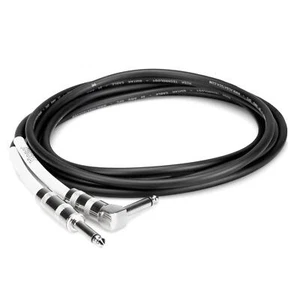 Hosa 10-foot 1/4" Straight to Right-Angle Instrument Cable - GTR-210R 10' - Picture 1 of 2