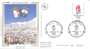 FRANCE 1990 FDC 16 JEUX OLYMPIQUES D'HIVER YT 2632 - Picture 1 of 1