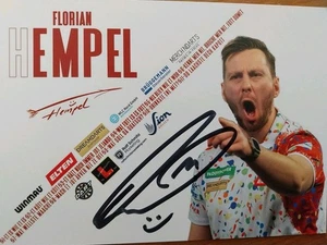 Florian Hempel Autogramm Signiert PDC Dart AK - Bild 1 von 1
