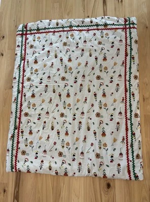 Edredón IKEA Rosenfibbla niño pequeño falso folclórico escandinavo nórdico floral algodón 41x51 Foto 1 de 4