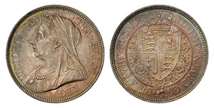 GREAT BRITAIN Victoria 1893 AR Halfcrown. NGC MS65. SCBC-3938. - Picture 1 of 1