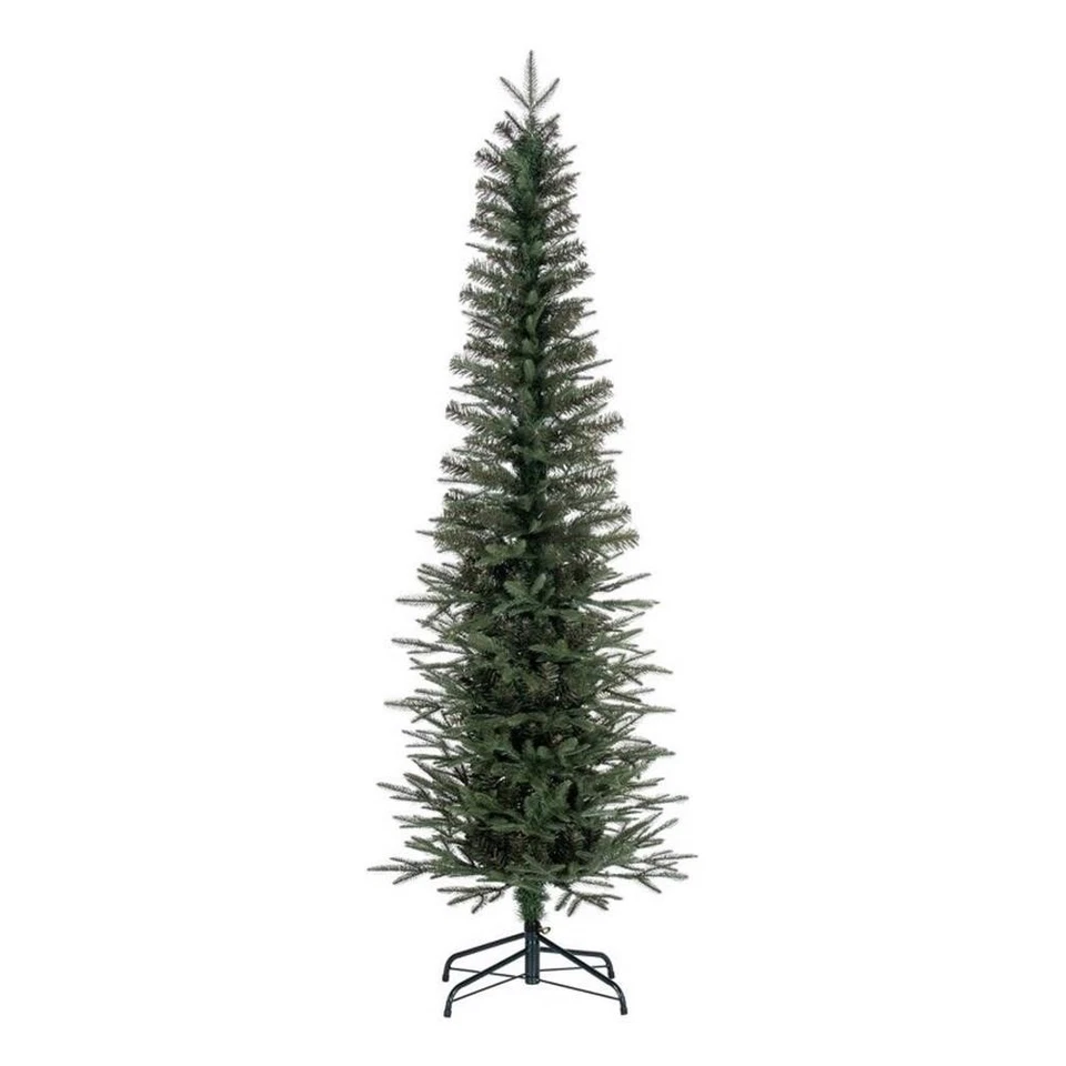 Vickerman 90" Plástico Bixley Lápiz Abeto Artificial Árbol de Navidad en Verde Foto 1 de 1