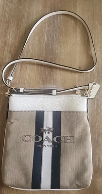 Bandolera Coach Whiplash Excel Horse & Carriage Jacquard Kitt 72412 Foto 1 de 4