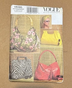 2008 Vogue Accessories Pattern V8485: Bags & Turban - Picture 1 of 2