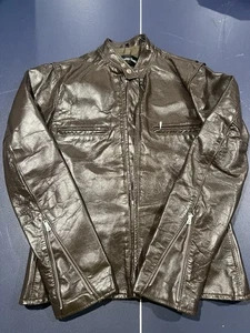 Vintage 70er AMF Harley Davidson Sportster Motorrad Jacke braun Moto Gr. 38 Reg - Bild 1 von 16