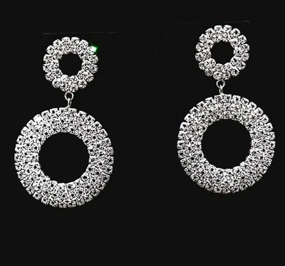 925镀银水钻光泽环实验室制作施华洛世奇水钻  — 第 1/4 张图片