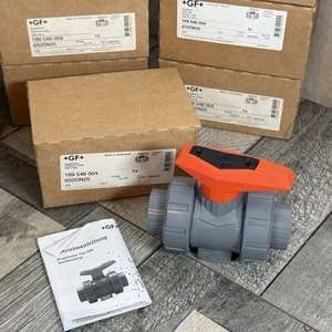 George Fischer 2 Way Ball Valve 546 D32DN25 1" ABS EPDM 25mm GF 169 546 004 NEW - Picture 1 of 14