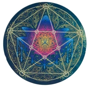 7" Pentagram pendulum board Wiccan Supplies - Picture 1 of 1