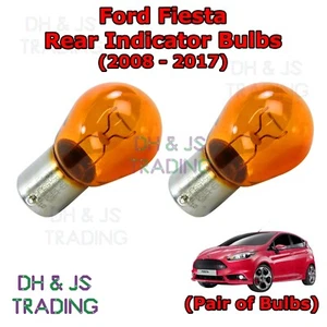 Für Ford Fiesta Amber Hinten Blinker Birnen Flash Birne Heck Seite Paar (08-17) - Bild 1 von 1