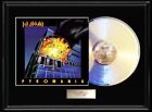 DEF LEPPARD PYROMANIA WHITE GOLD SILVER PLATINUM RECORD LP NON RIAA AWARD RARE !