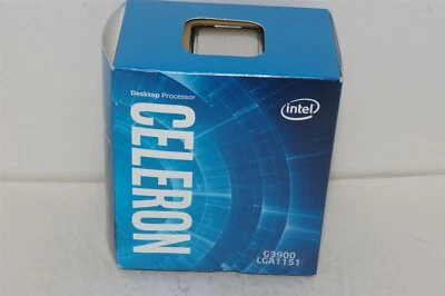英特尔赛扬 G3900 双核 2.8GHz LGA-1151 台式 CPU 处理器 全新! — 第 1/4 张图片