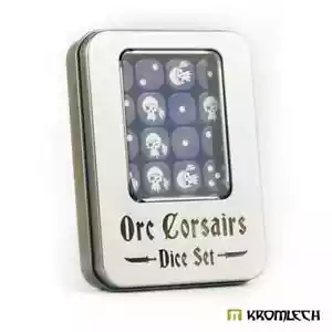 JUEGO DE DADOS CORSARIOS ORCOS KROMLECH - Imagen 1 de 8