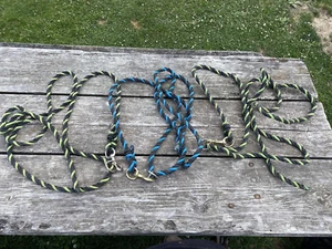 Menge 3 Weber Poly Nylon verstellbar Vieh Hals Seile blau, grün - Bild 1 von 4