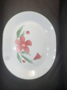 CORELLE PACIFIC BLOOM PATTERN 1998 OVAL PLATTER 12”X10” Mint Condition - Picture 1 of 4