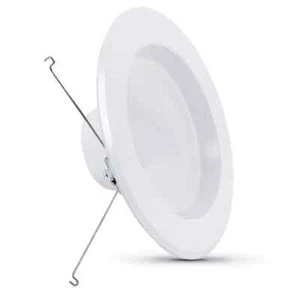 Feit Electric 5/6 in Soft White (2700K) LED Retrofit White Recessed Downlight - Picture 1 of 10