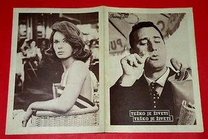 DIFFICULT LIFE 61 PROGRAMMA FILM ITALIANO LEA MASSARI ALBERTO SORDI DINO RISI EXYU - Foto 1 di 4