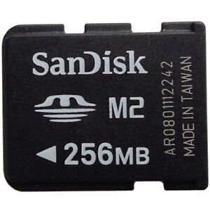 SanDisk 256MB M2 Memory Stick Micro Card SDMSM2-256 Genuine For SONY Phones