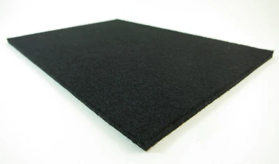5 Filzplatten Filzgleiter 6mm dick - Filz stark selbstklebend - DIN A4 schwarz - Bild 1 von 3