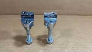 Harley Davidson OEM Handlebar RISER SET FXST Softail 55900274 55900275 - Foto 1 di 9