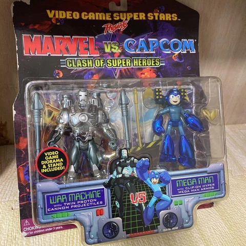 Mega Man Marvel vs Capcom War Machine Figure Rare Retro F/S Fedex Cover