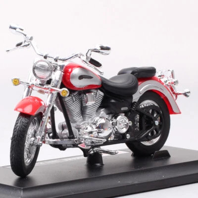 1/18 Maisto 2001 Yamaha Road Star motocicleta diecast juguete crucero bicicleta modelo Foto 1 de 4